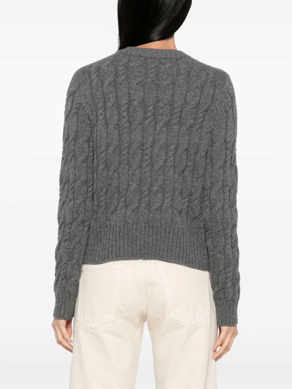 N.Peal Kasjmier trui Grijs