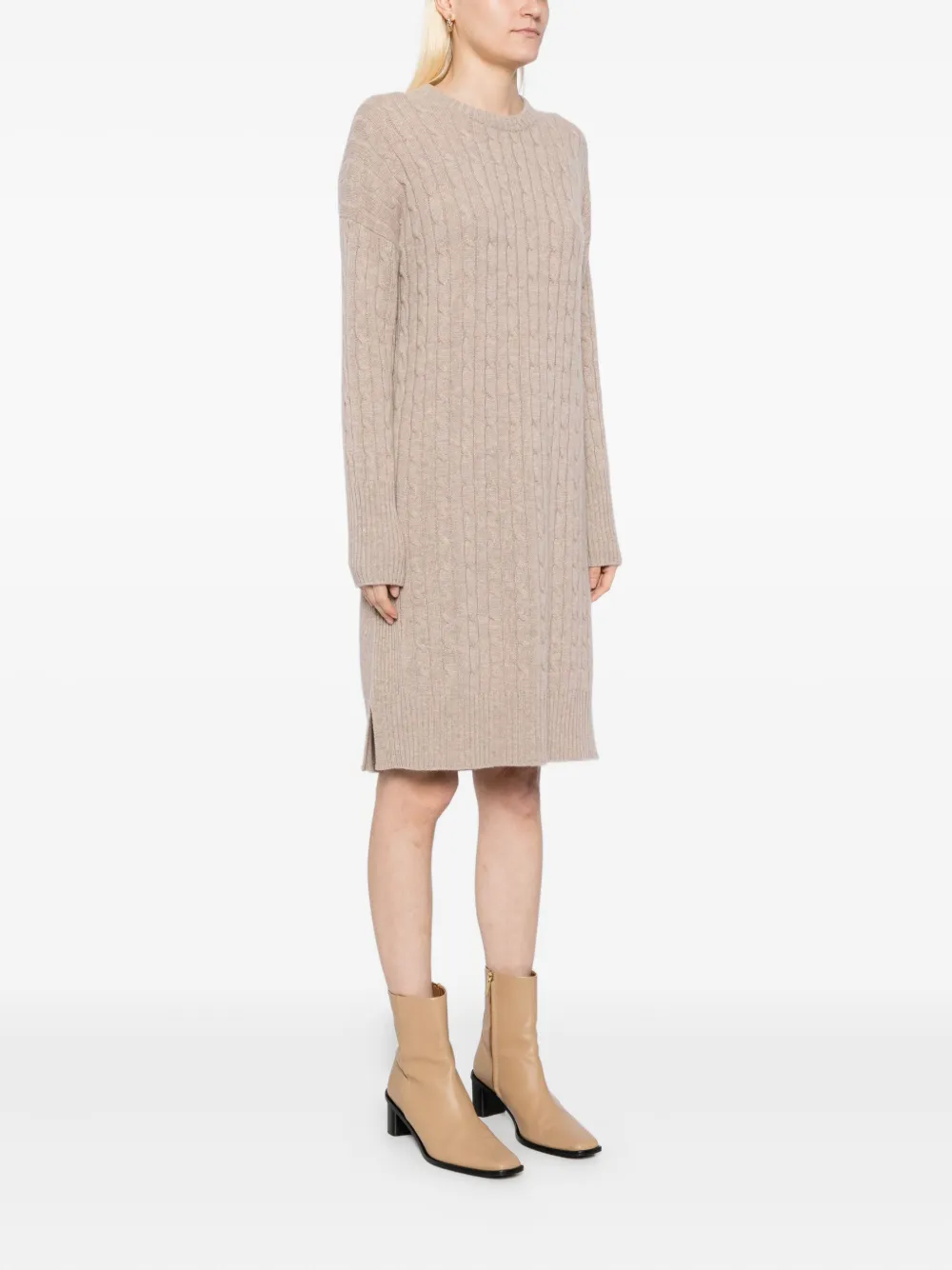 N.Peal Bella jurk Bruin