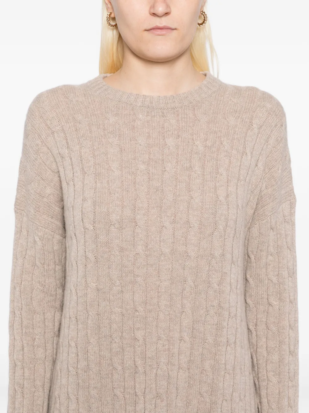 N.Peal Bella jurk Bruin