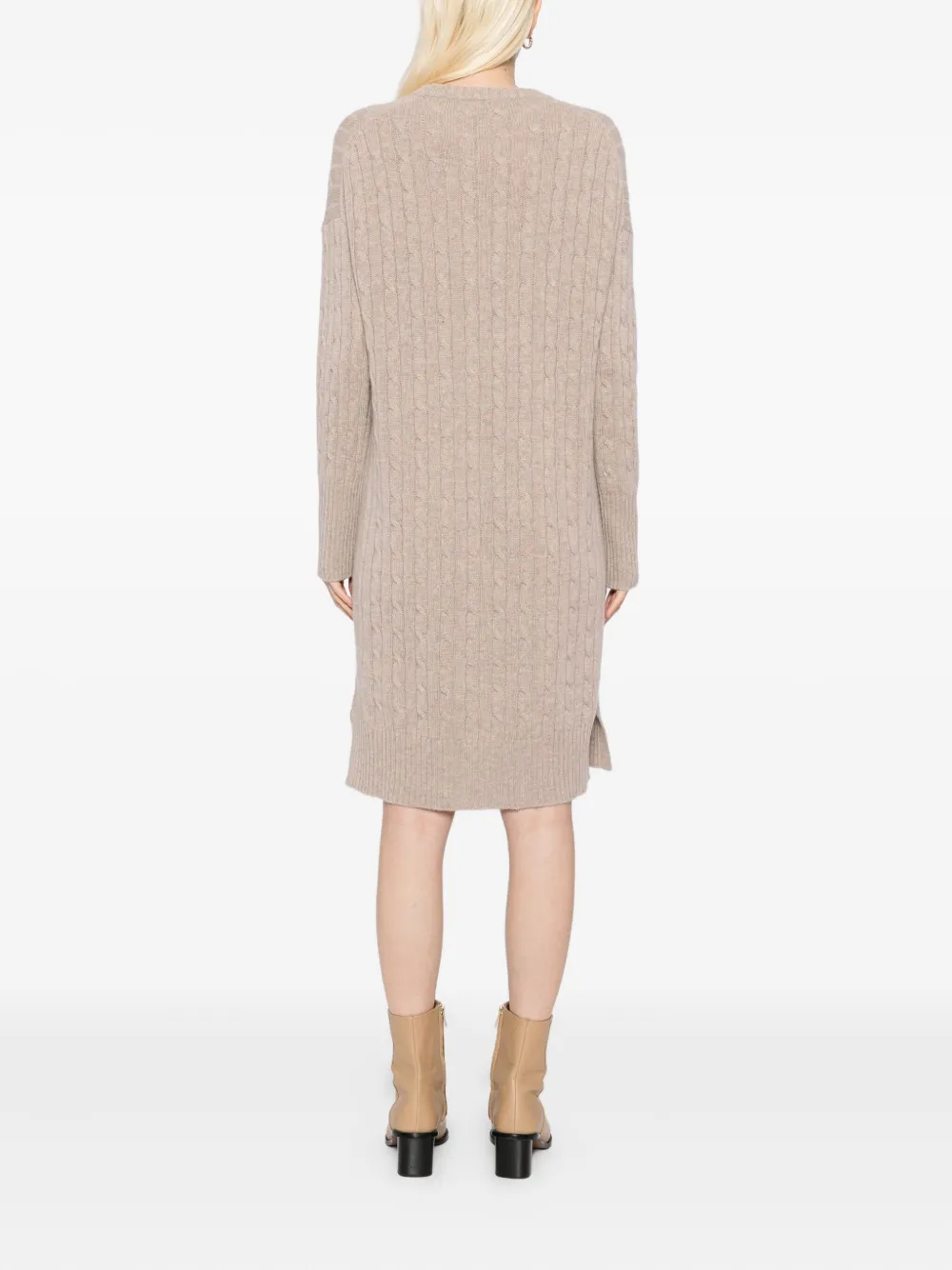 N.Peal Bella jurk Bruin