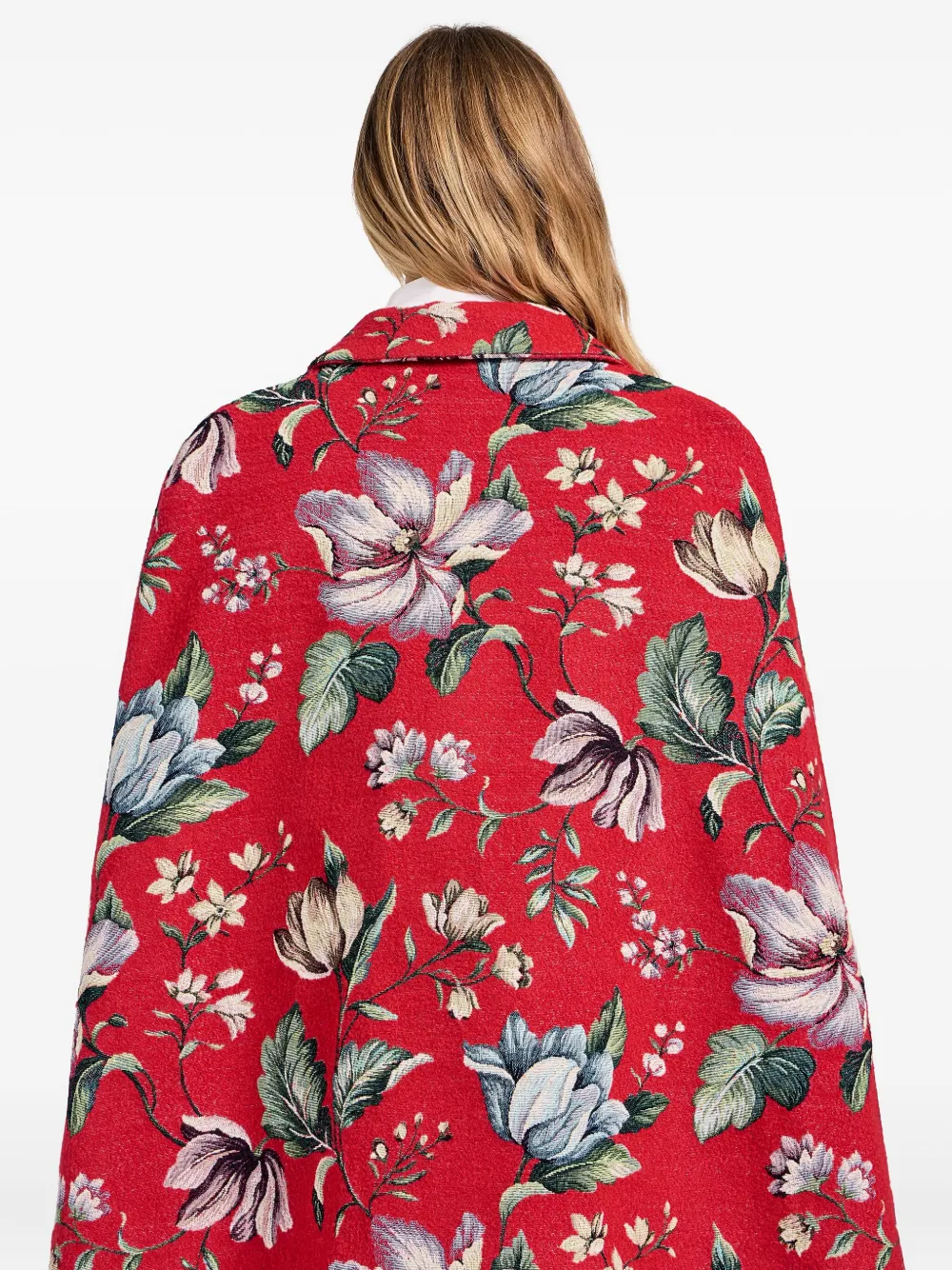 La Doublej Milano Mini Cape In Multi