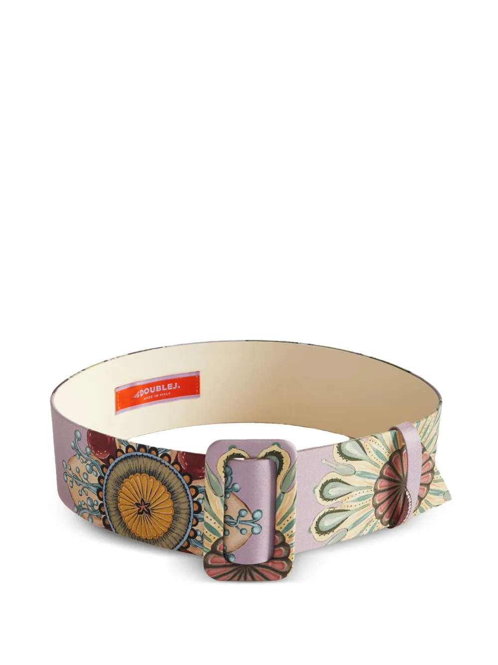 La DoubleJ Gespriem met bloemenprint Roze