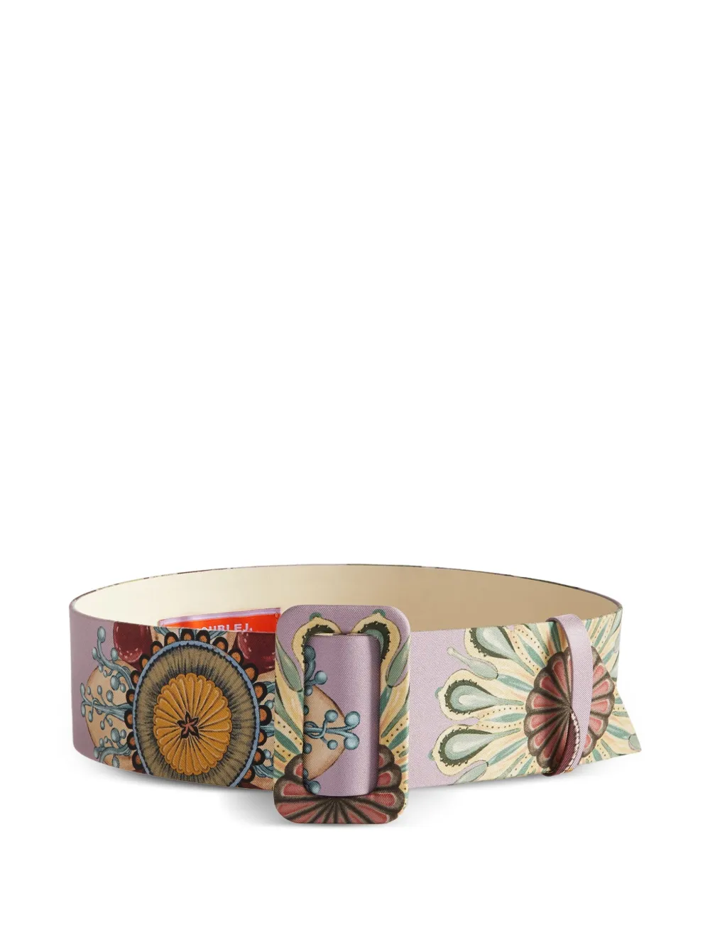 La DoubleJ Gespriem met bloemenprint Roze