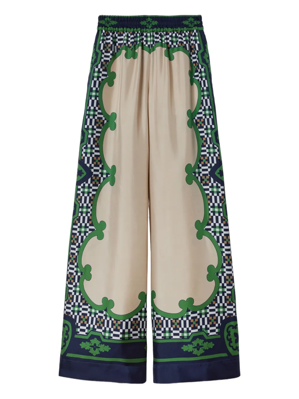 La DoubleJ Placée palazzo broek Beige