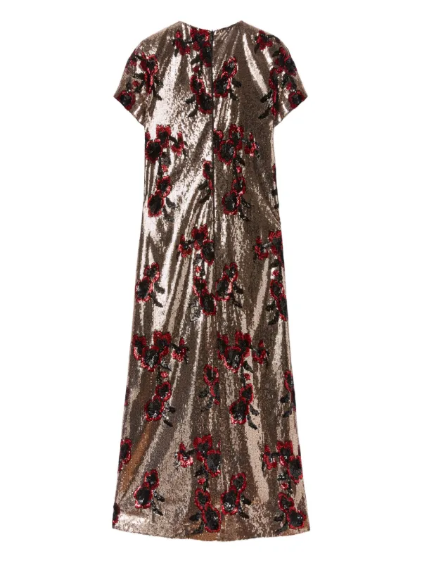 la double j sequin dress La Double J Supremes Swing Dress - Multi
