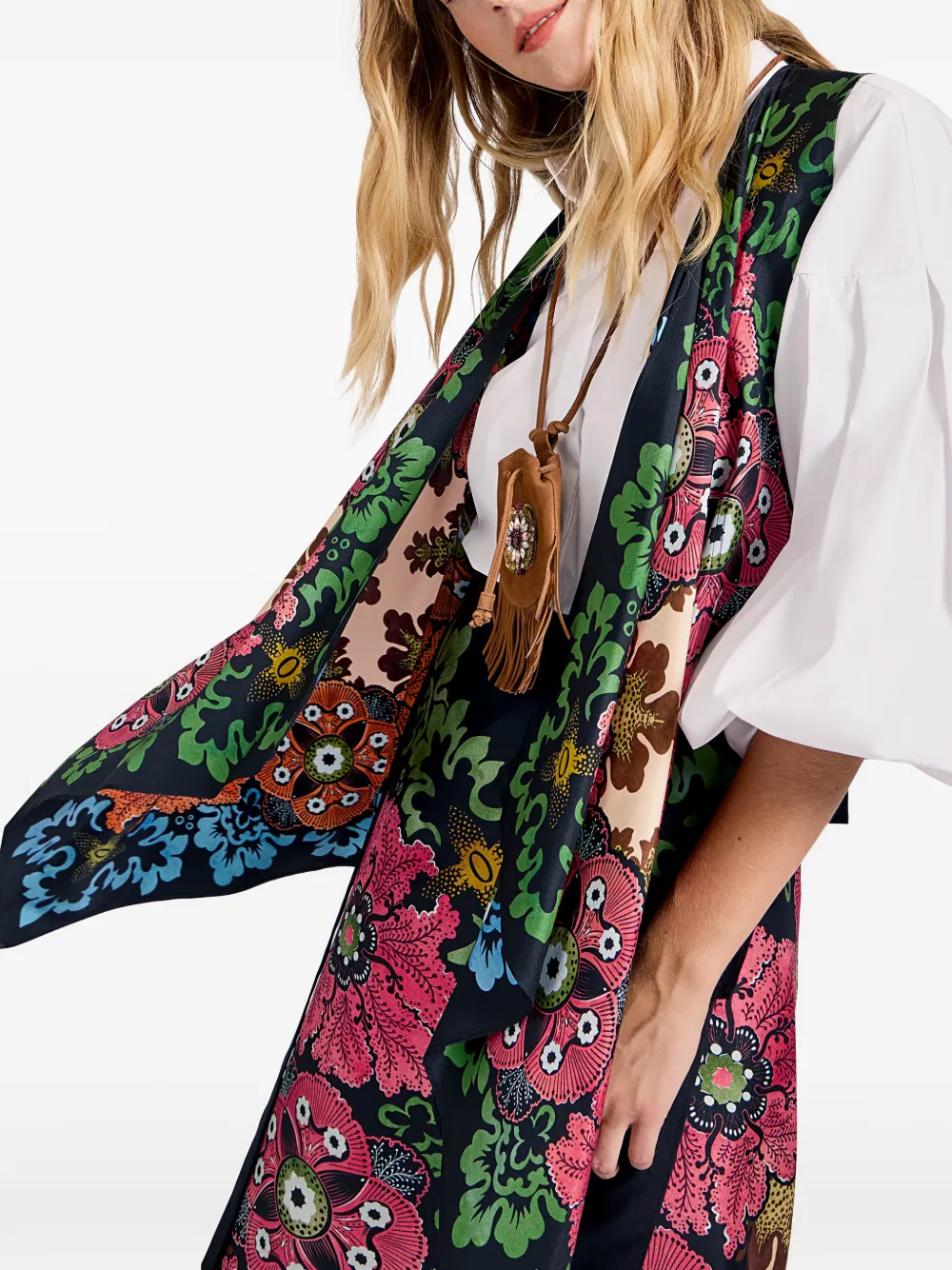 La DoubleJ Wendbare Weste mit Blumen-Print | Westen & Gilets | Image 2