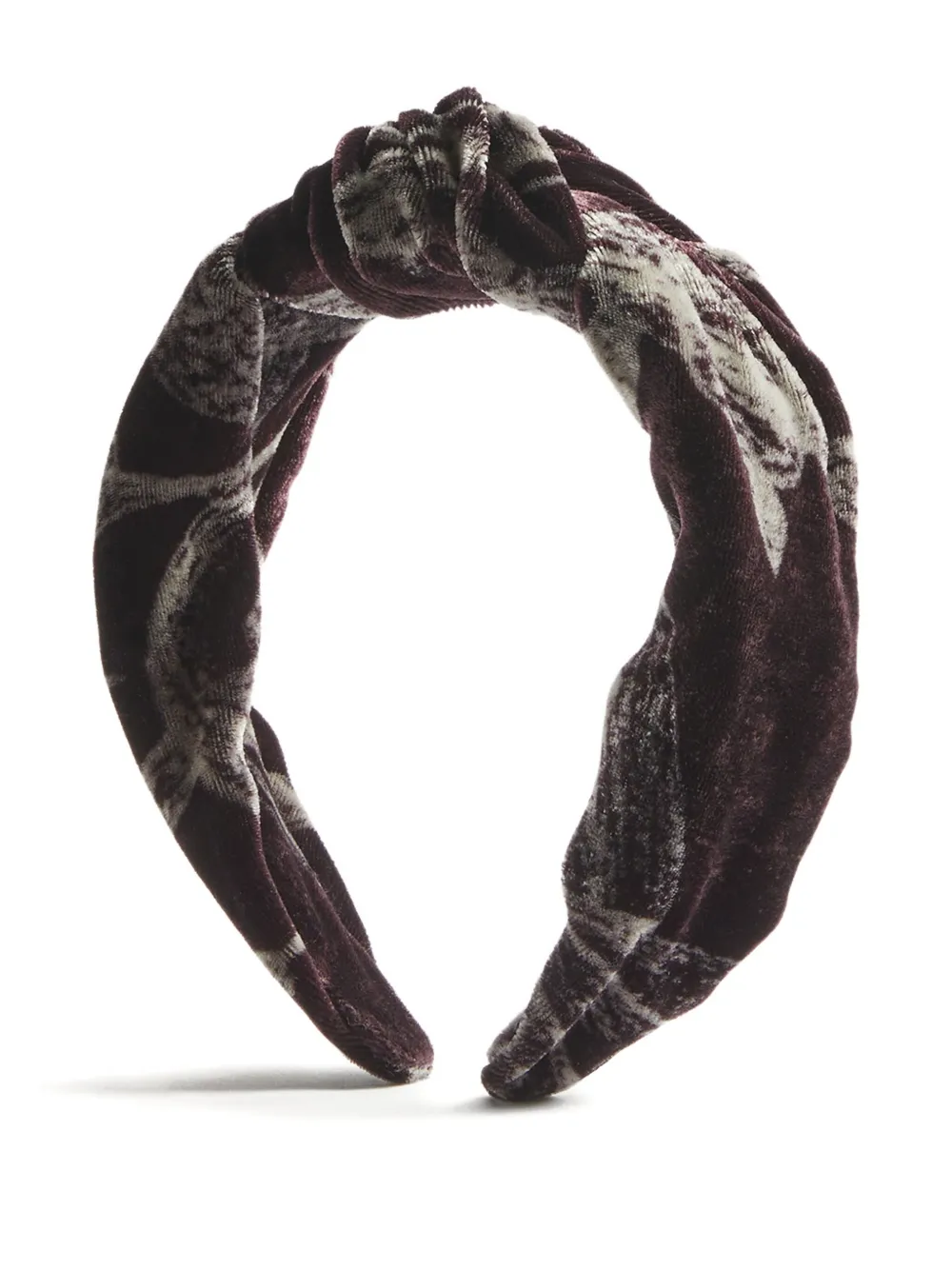 La DoubleJ knot-detail headband | Red | Image 1