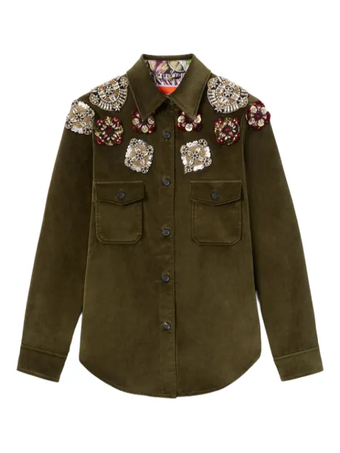 La DoubleJ BTYB embroidered velvet jacket