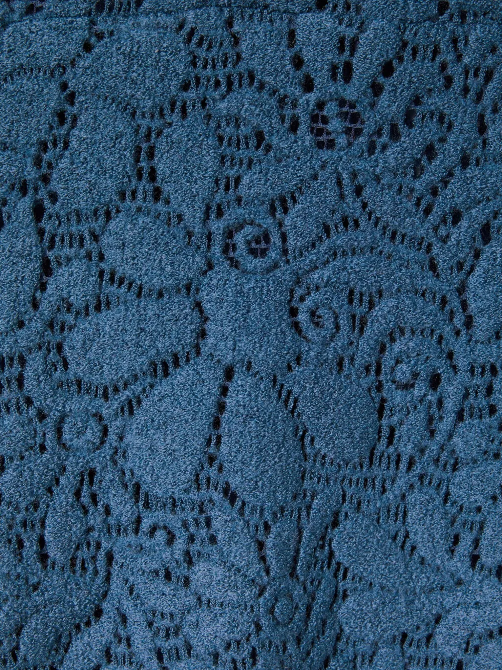 La DoubleJ Blouse met bloemenpatroon en kant Blauw