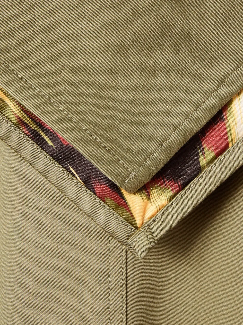 La Doublej Collar-detail Coat In Green