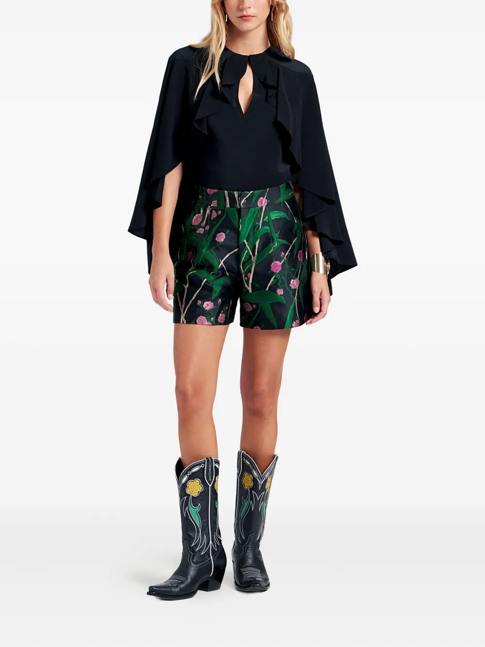 La DoubleJ ruffled silk blouse | Blouses | Image 2