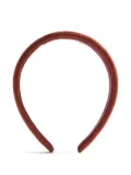 La DoubleJ textured flat headband - Brown