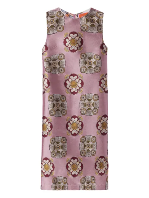 La DoubleJ floral-print sleeveless midi dress