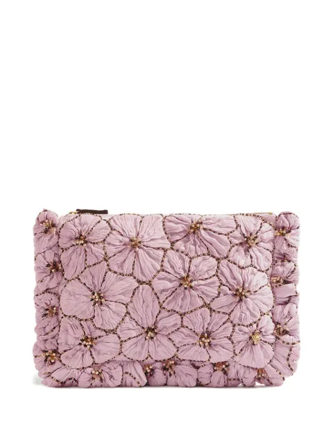 La DoubleJ bolsa de mano con bordado floral