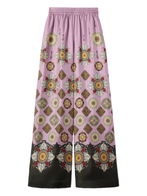 La DoubleJ floral-print trousers