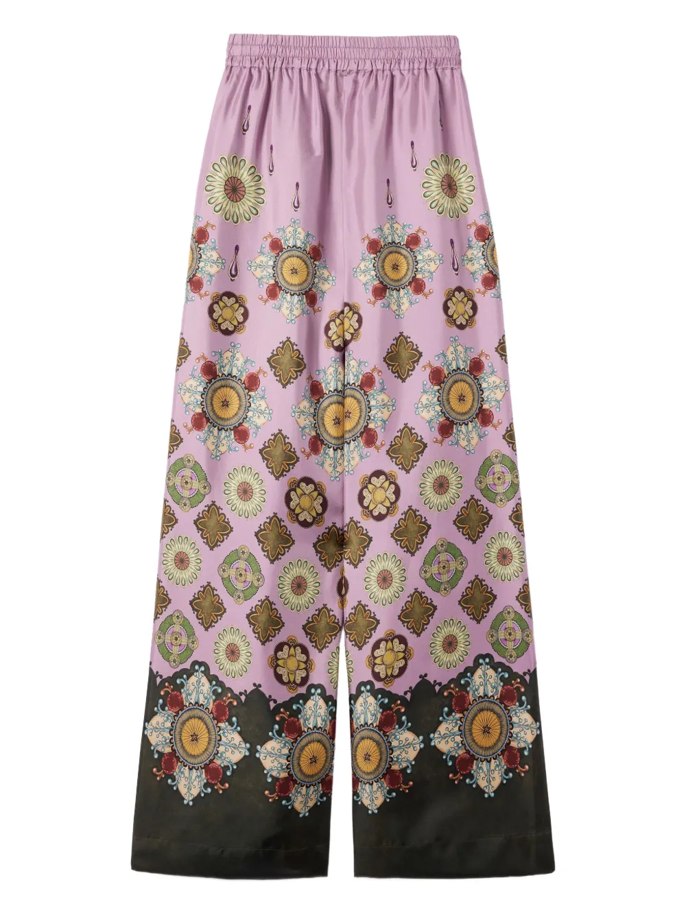 La DoubleJ Broek met bloemenprint Roze