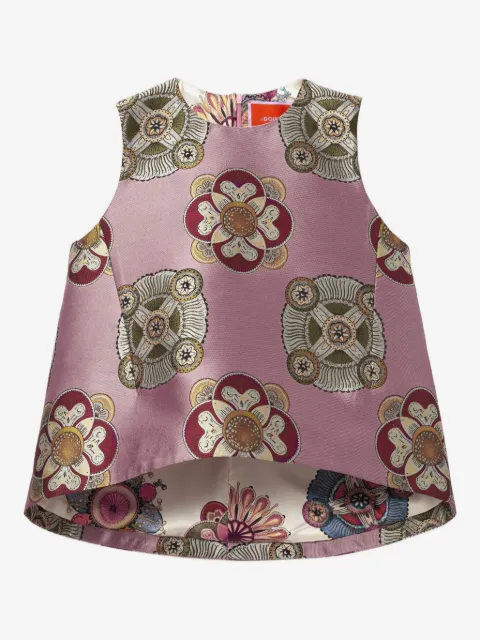 La DoubleJ floral-print sleeveless top