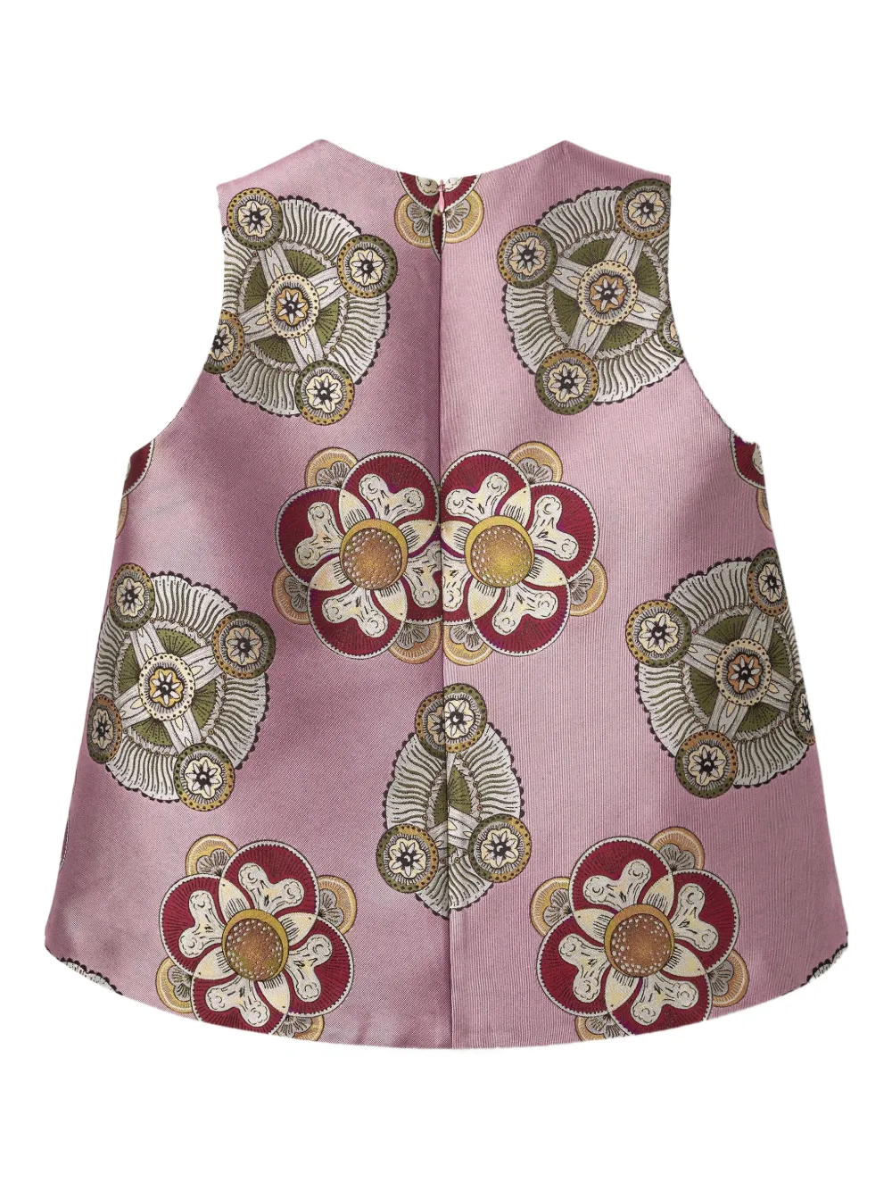 La DoubleJ Top met bloemenprint Roze