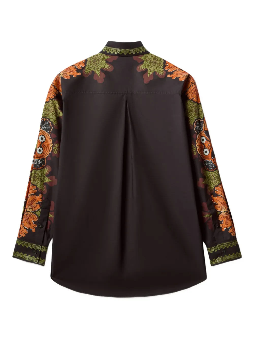 La DoubleJ Blouse met bloemenprint Bruin