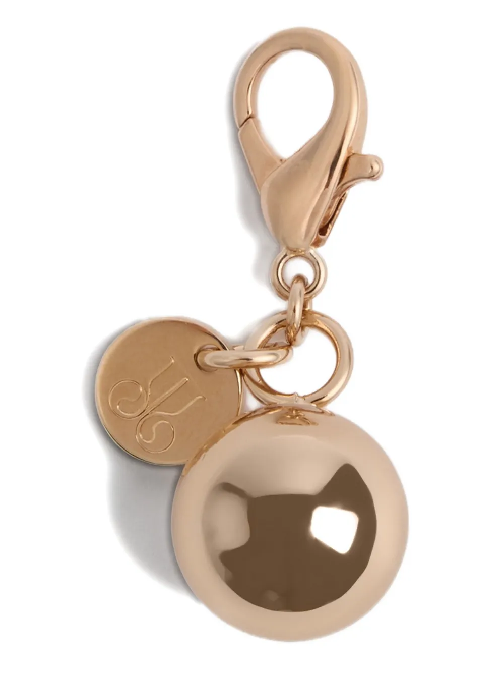 La Doublej Orb Branded Charm In Gold