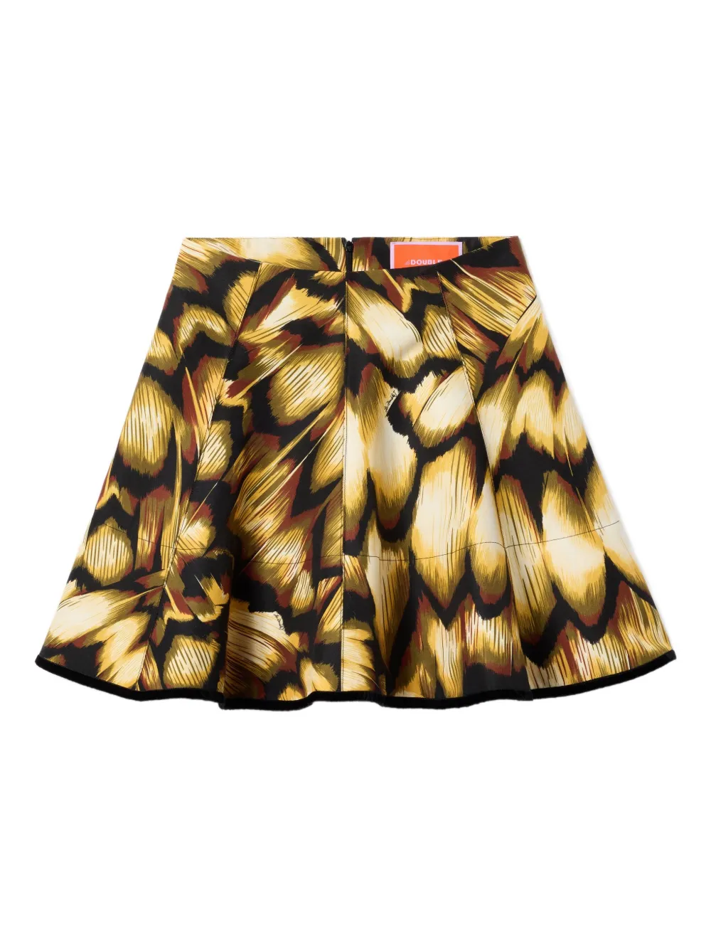 La Doublej All-over Print Mini Skirt In Multi