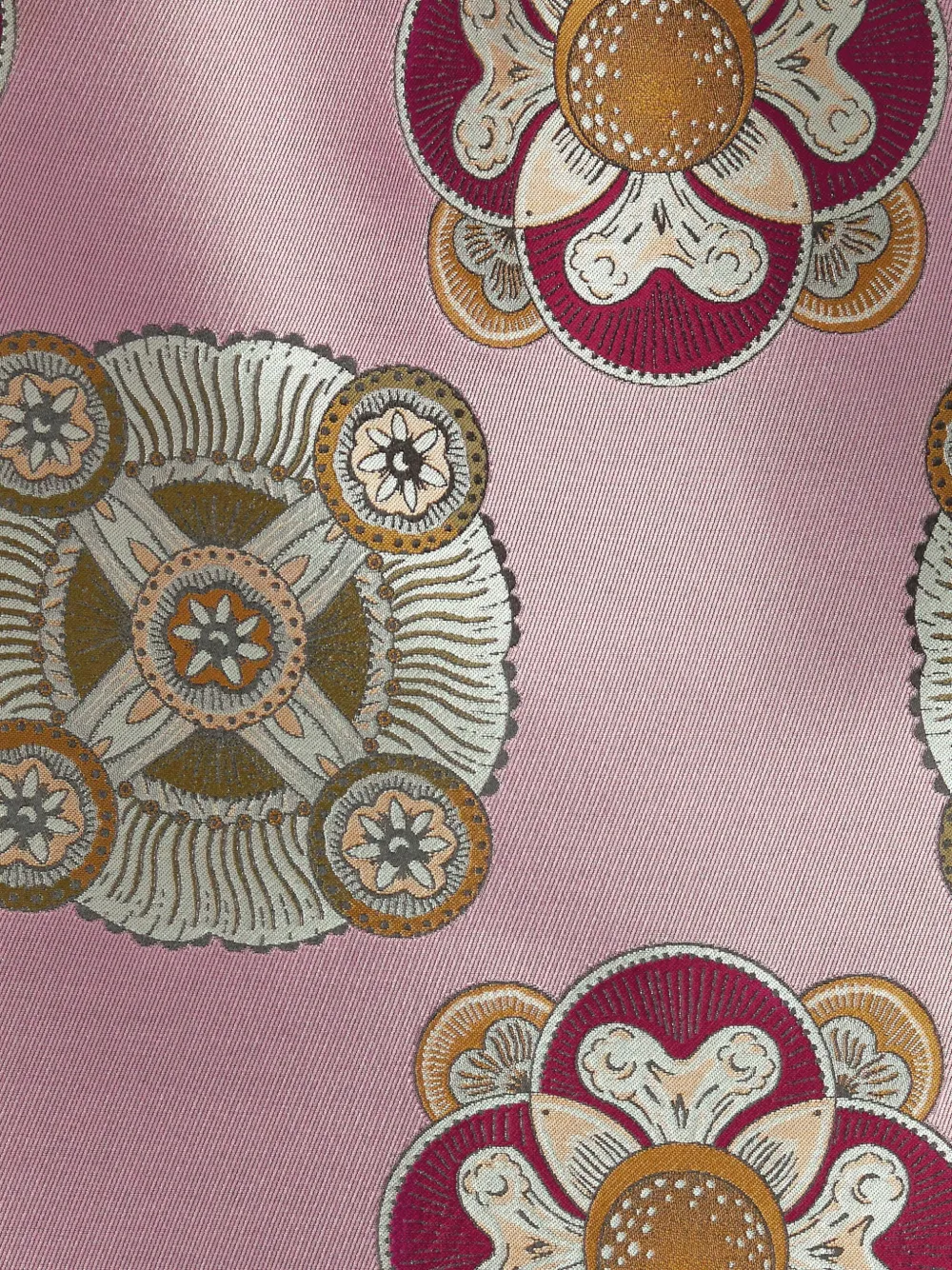 La DoubleJ Kokerrok met bloemenprint Roze