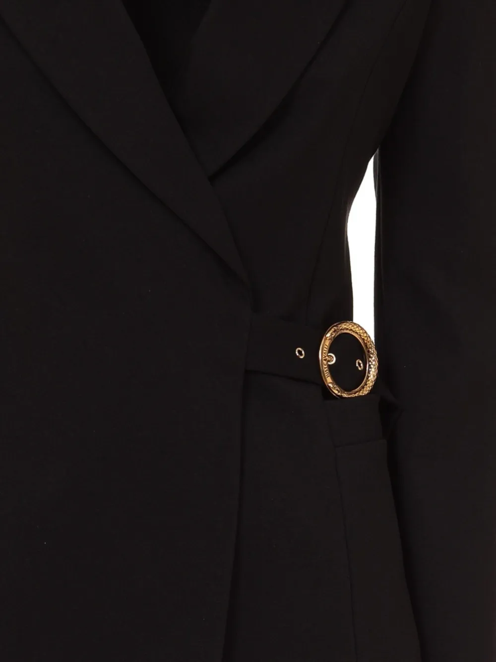 Just Cavalli Jack met enkele rij knopen Zwart