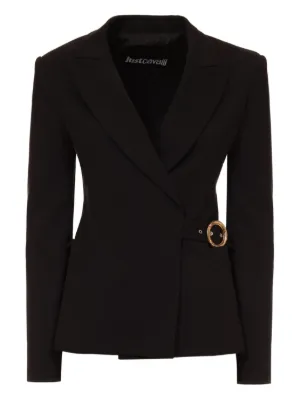 【美品】JUST cavalli ジャストカヴァリ レディース デニムジャケット 美品】JUST cavalli ジャストカヴァリ レディース デニム