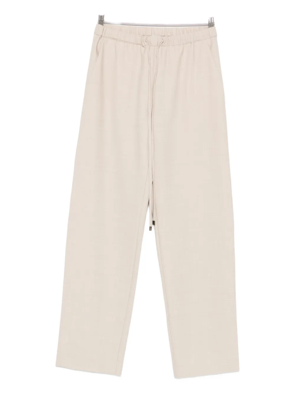 Antonelli Pleated Tie-front Casual Pants In Neutral
