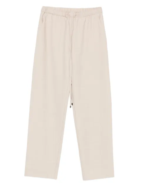 Antonelli drawstring straight trousers