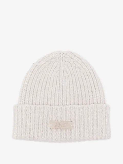 Autry ribbed wool beanie