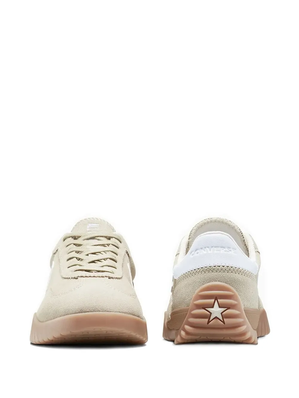Converse logo-detail suede sneakers Neutrals