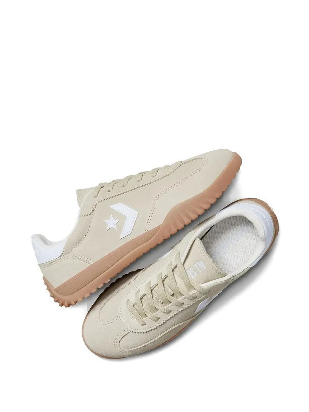 Converse logo-detail suede sneakers Neutrals