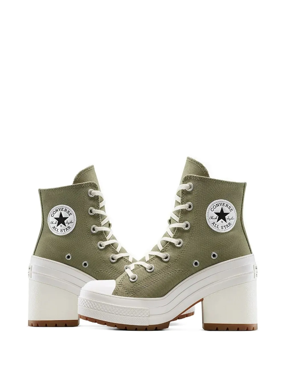 Converse 100mm Chuck 70 De Luxe Ankle Boots In Green