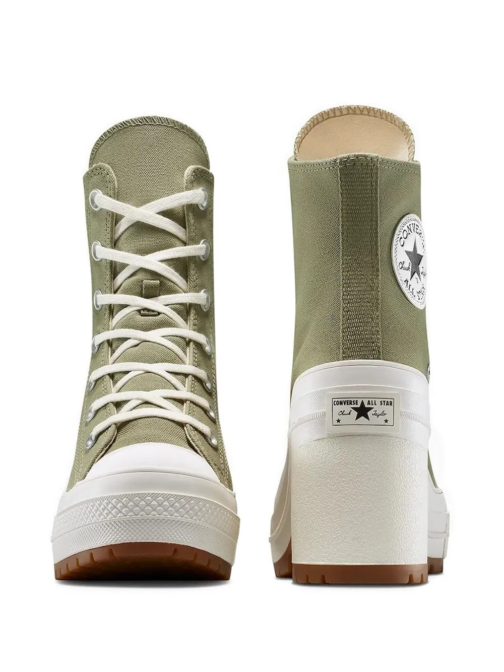 Converse 100mm Chuck 70 De Luxe Ankle Boots In Green
