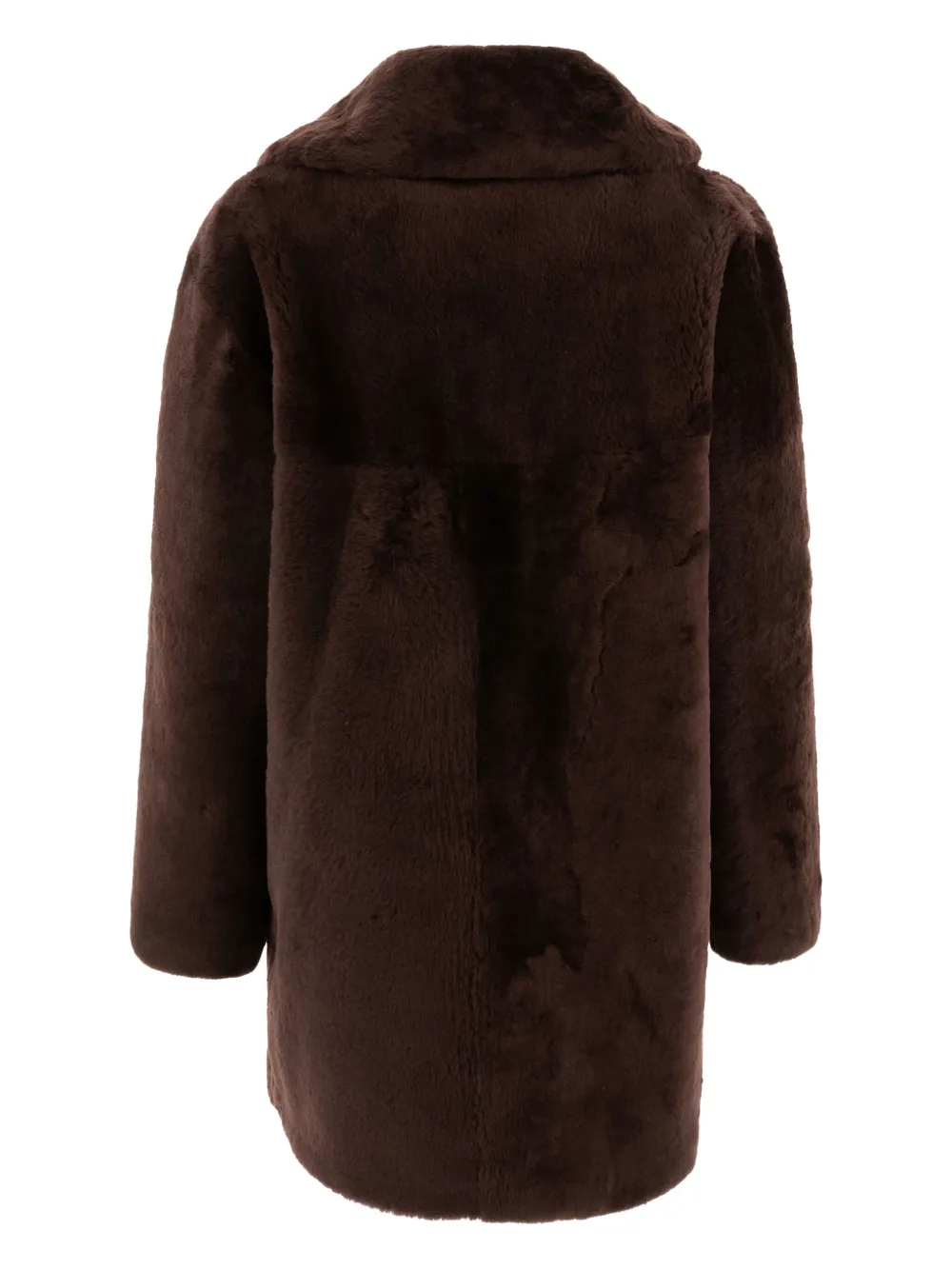 B&W sheepskin button coat | Leather Coats | Image 2