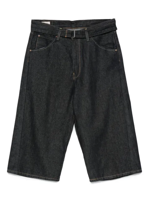 Levi's belted denim shorts