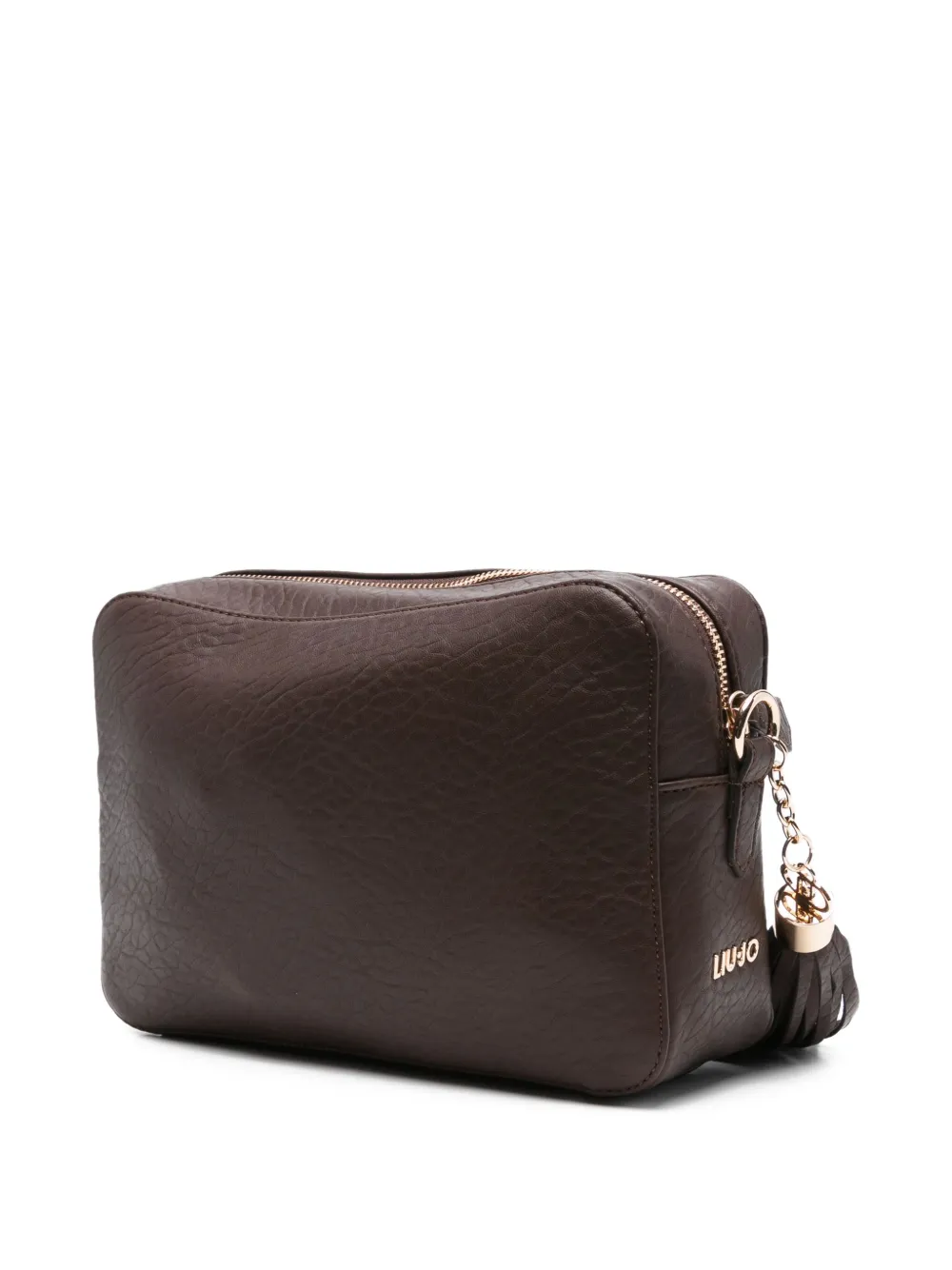 LIU JO Crossbodytas verfraaid met logo Bruin