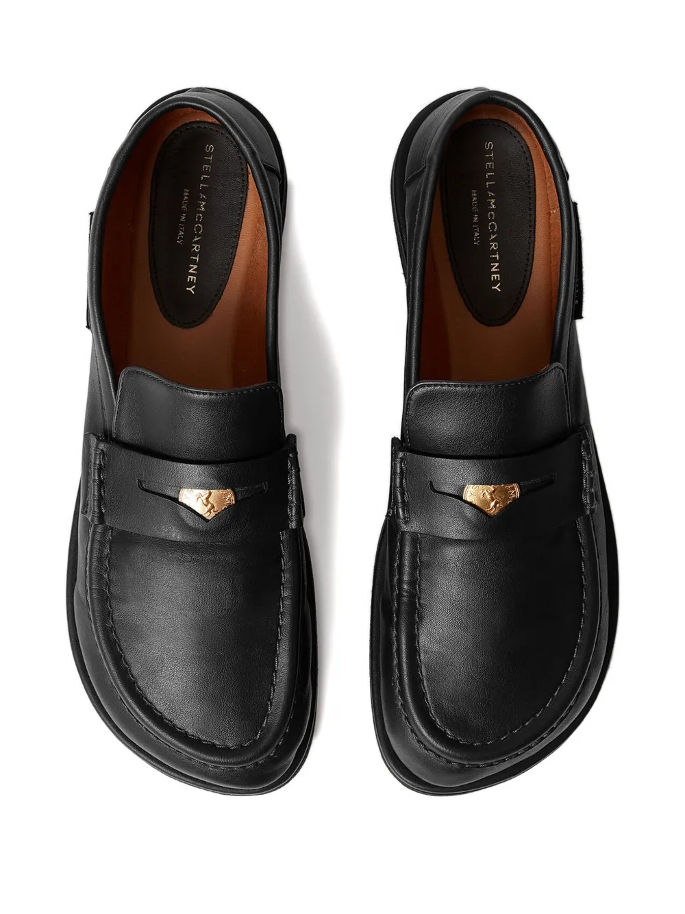 Stella McCartney Ryder detail loafers Zwart