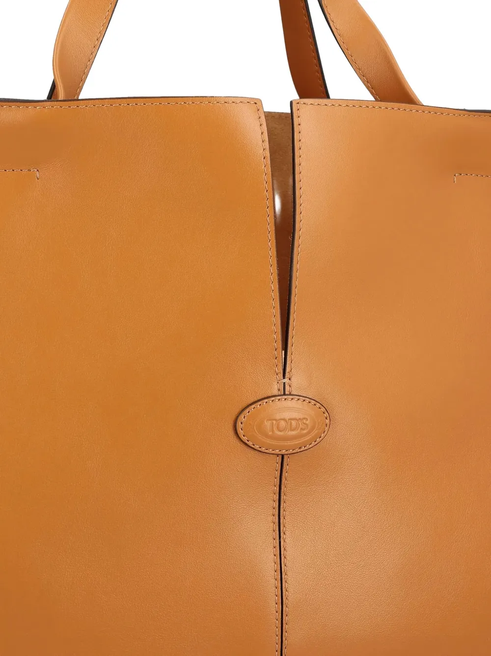 Tod's Medium Di Bag Folio Tote Bag In Brown