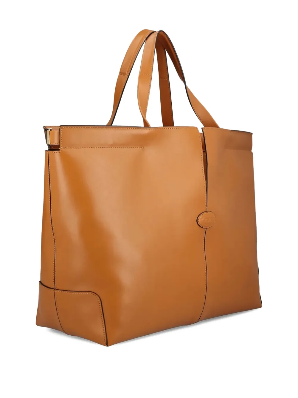 Tod's Medium Di Bag Folio Tote Bag In Brown