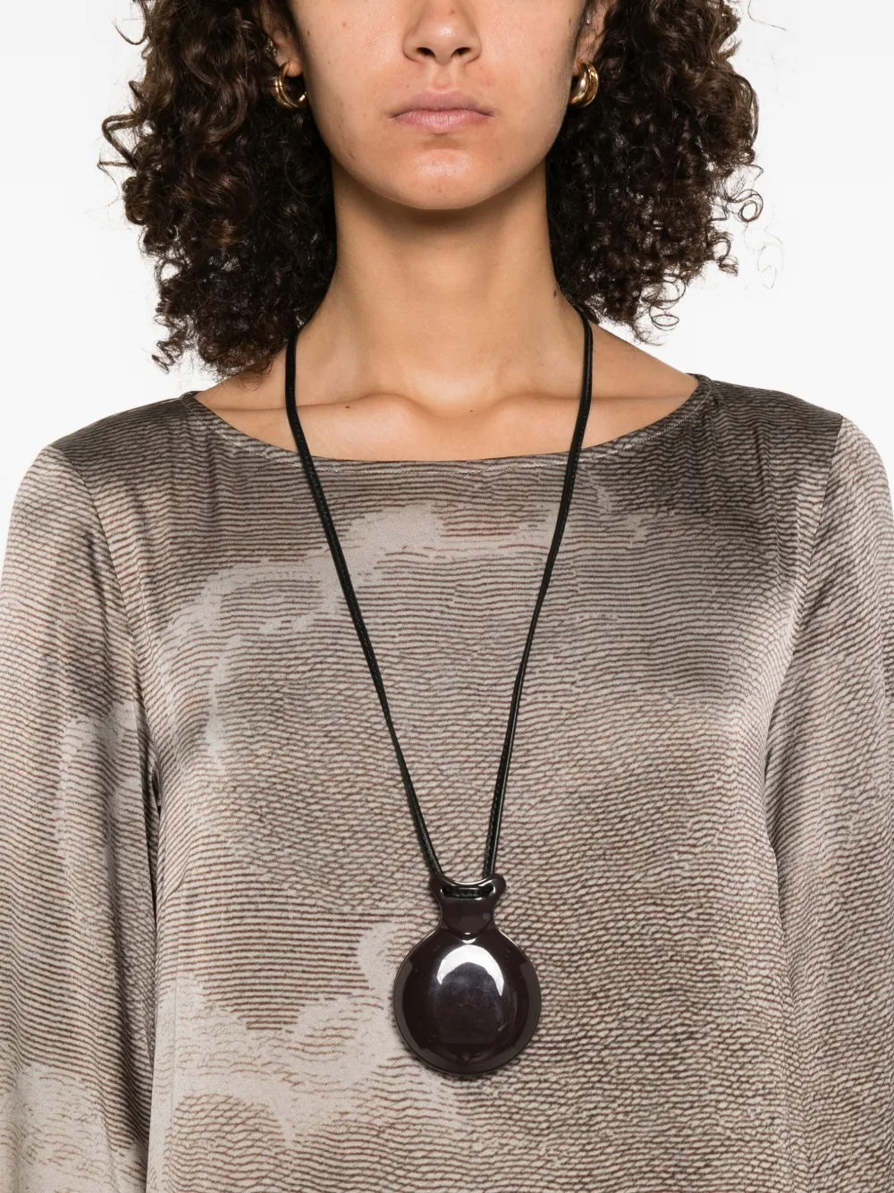 Pierre-Louis Mascia Flared jurk Bruin