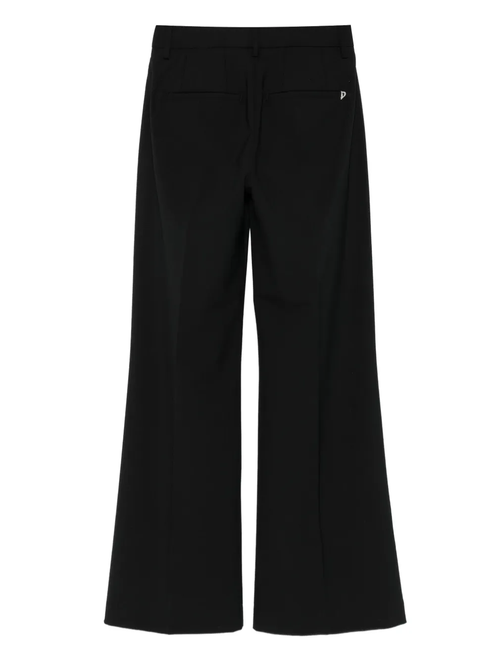 Dondup Flared Trousers In Black