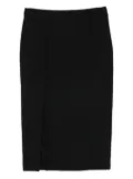 DONDUP side-split pencil midi skirt - Black