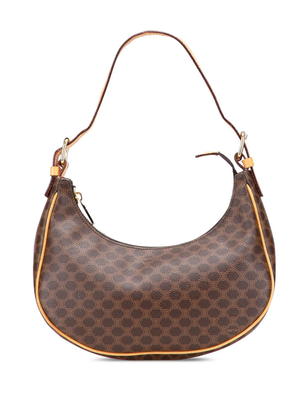 Céline Pre-Owned 2015 Macadam Coated Canvas Ava shoulder bag - ブラウン Céline Pre-Owned 2015 Macadam Coated Canvas Ava shoulder bag - ブラウン
