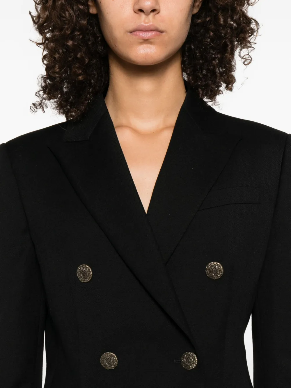 DONDUP Blazer met dubbele rij knopen Zwart