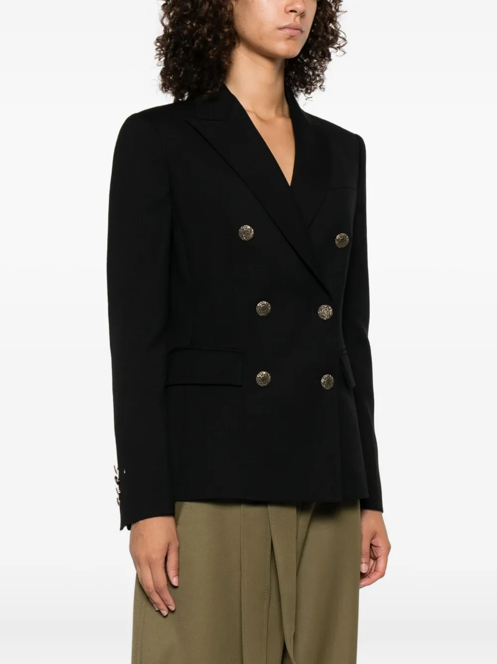 DONDUP Blazer met dubbele rij knopen Zwart