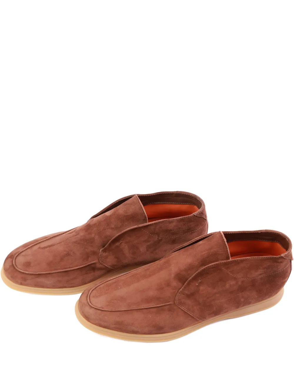 Andrea Ventura suede loafers Brown