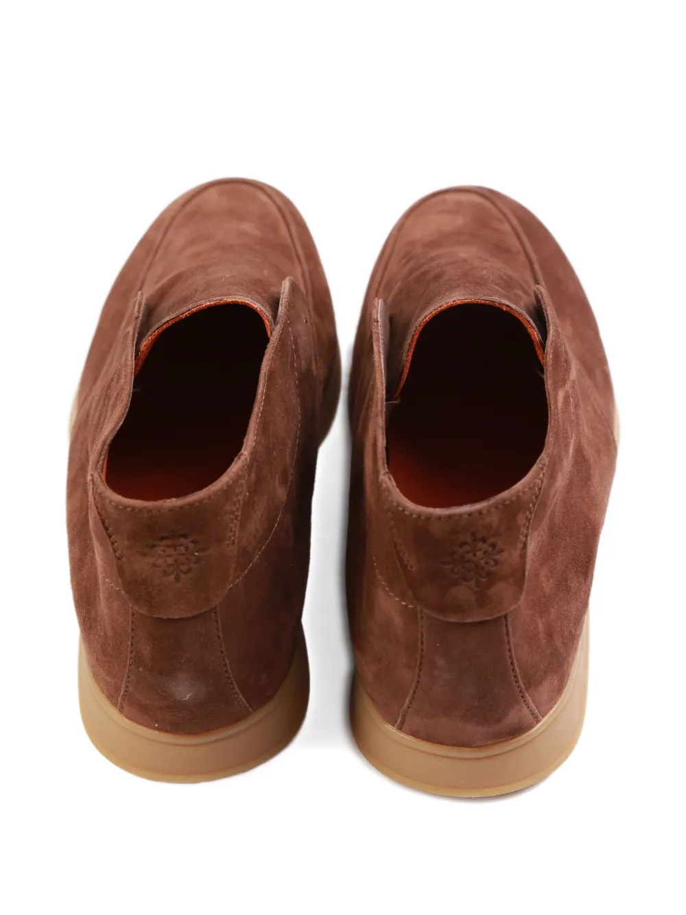 Andrea Ventura slip-on suede loafers Brown