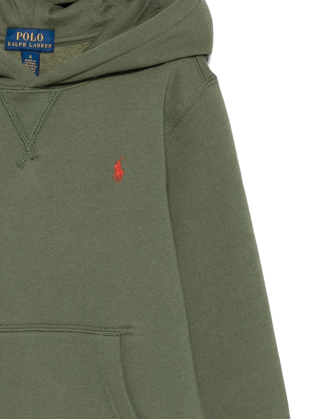 POLO RALPH LAUREN KIDS Hoodie met borduurwerk Groen